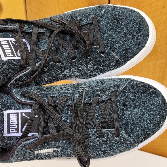 New puma Suede Elemental Hairy Wool Training Sneakers Sz 9 - Picture 6 of 16